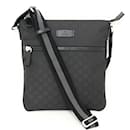 Gucci Black Nylon and Leather Shoulder Bag