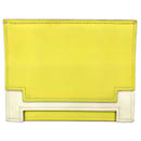 Hermes Multipris Card Case in Lemon Yellow and White - Hermès