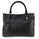 Bolso Loewe Fusta de cuero negro Anagram