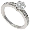 Tiffany Platinum Diamond Band Ring - Tiffany & Co