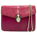 Bvlgari Serpenti Leather Shoulder Bag - Bulgari