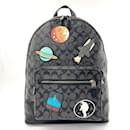 COACH NASA Collaboration Black PVC Backpack - Coach