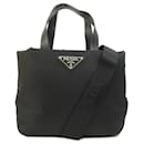 Prada Black Nylon Handbag