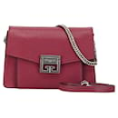 Givenchy lila Leder-Handtasche mit Kette