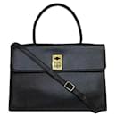 Celine Black Leather Shoulder Bag - Céline