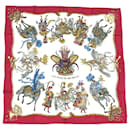 Hermes Scarf Muffler Carré 90 LES FETES DU ROI SOLEIL - Hermès