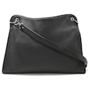 Bolso de hombro de cuero negro Gucci