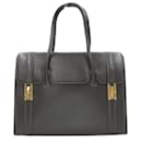 Bolsa Hermes Drag 27 em couro box chocolate - Hermès