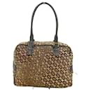 Sac Boston en cuir marron Fendi