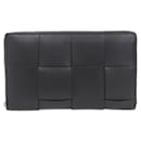 Bottega Veneta Maxi Intrecciato Zip Around Wallet