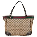 Gucci GG Canvas Sherry Line Mayfair Tote Bag