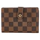 Carteira bi-fold Louis Vuitton Damier Portemonnay Viennois