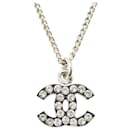 Chanel Rhinestone Pendant Necklace