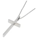 Colar Tiffany Metro Cross em ouro branco 18K - Tiffany & Co