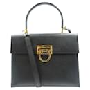 Salvatore Ferragamo Gancini Leather Handbag