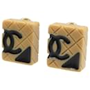 Chanel Cambon Line Coco Mark Clip Earrings