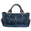 Bolsa de mão Celine Boogie Bag em azul marinho - Céline