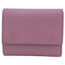 Celine Small Trifold Wallet in Pink - Céline