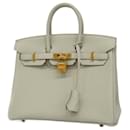 Hermes Birkin 25 Handbag in Pearl Gray - Hermès