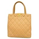 Chanel Tote Bag aus Kamel-Caviar-Leder