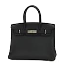 Hermes Birkin 30 Handbag in Black Togo Leather - Hermès