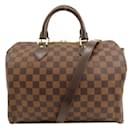 Sac Boston Louis Vuitton Speedy Bandoulière 30 Damier Ébène