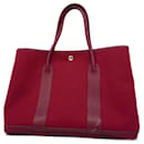 Sac Tote Hermes Garden PM en Rouge Impérial - Hermès