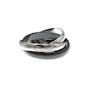 Cartier Trinity Ceramic and White Gold Band Ring