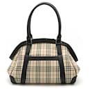 Burberry Nova Check Pattern Tote Bag