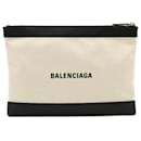 Bolso Clutch Balenciaga Navy Clip M