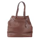 Bolso tote de cuero marrón Bally