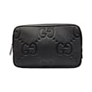 GUCCI Jumbo GG Tick Case Women's Leather Pouch - Gucci