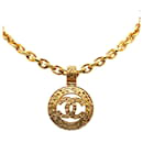 Chanel Coco Mark Round Necklace