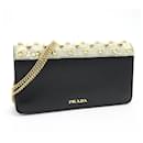 Prada Black Leather Shoulder Bag