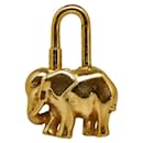 Hermes Padlock Charm Elephant Motif Choker - Hermès