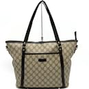 Gucci Brown GG Supreme Shoulder Tote Bag