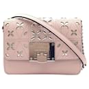 Michael Kors Pink Leather Chain Shoulder Bag