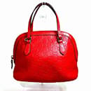 Gucci Guccissima Red Leather Handbag