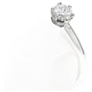 Anillo de diamante Tiffany Solitaire con borde afilado - Tiffany & Co