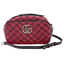 Bolsa de ombro em canvas GG Marmont da Gucci