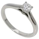 Cartier Solitaire 1P Diamond Platinum Band Ring