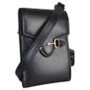 Gucci Horsebit Crossbody Business Card Holder