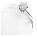 Anel de diamante Tiffany Solitaire com borda afiada - Tiffany & Co