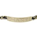 Collar choker de cuero negro Chanel