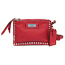 Prada Etiquette Studs Leather Shoulder Bag