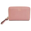 Gucci Women's Leather Card Wallet in Pink