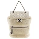 Chanel Lammleder- und Mouton-Rucksack