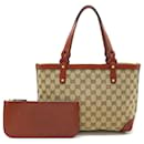 Bolso tote de lona GG de Gucci