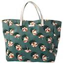 Sac fourre-tout vert à motif parasol GUCCI - Gucci