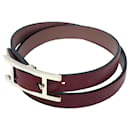 Hermes Leather Charm Bracelet Behapi Double Tour - Hermès